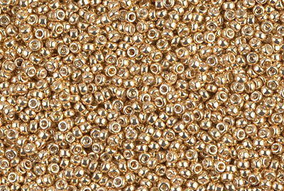 Miyuki Round Galvanized Gold, MRR-15-1052, 5 g
