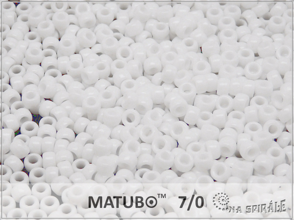 Matubo 7/0, Chalk White, 10 g
