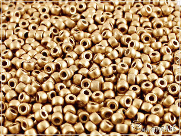 Matubo 7/0, Silky Metallic Sand, 10 g