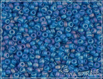 Miyuki Matted Transparent Capri Blue AB, MRR-11-0149FR, 10 g