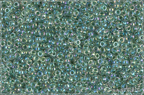 Miyuki Round Lime Lined Crystal AB, MRR-15-0277, 5 g