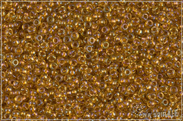 Miyuki Round Lined Topaz AB, MRR-15-2196, 5 g