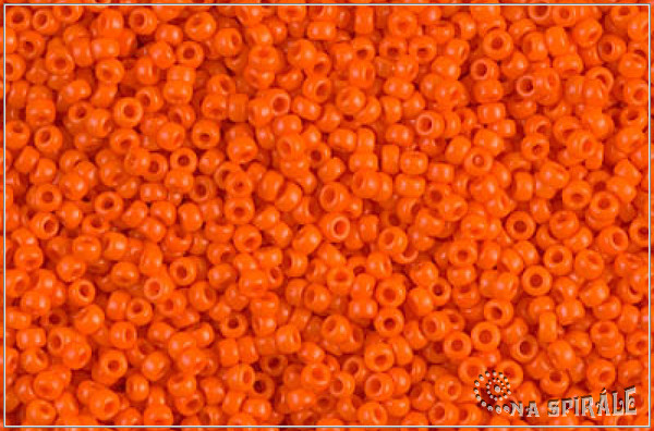 Miyuki Round Opaque Orange, MRR-15-0406, g