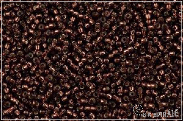 Miyuki Round Silver Lined Root Beer, MRR-15-0005D, 5 g