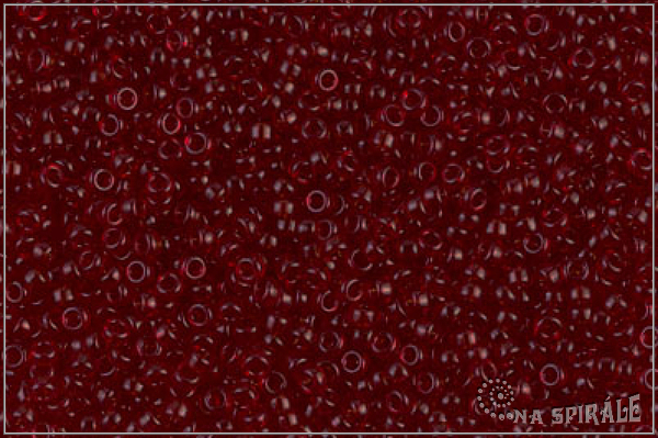 Miyuki Round Transparent Dk Ruby, MRR-15-0141D, 5 g
