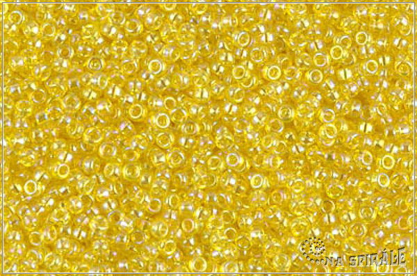 Miyuki Round Transparent Yellow AB, MRR-15-0252, 5 g