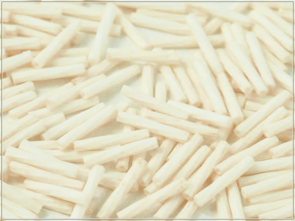 MIYUKI Twist Bugle 12 mm, Matted Opaque Cream, MBT12-2021, 10 g