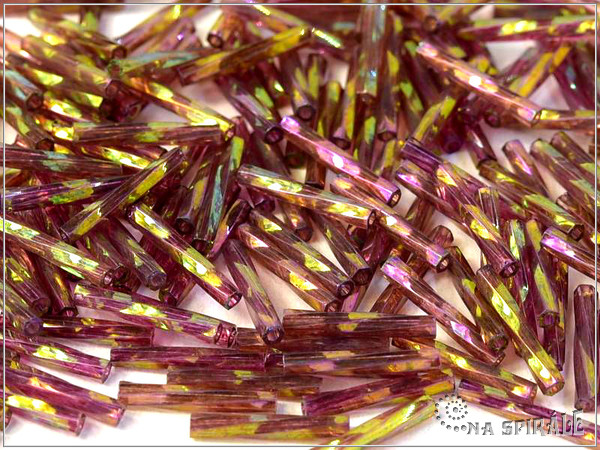 MIYUKI Twist Bugle 12 mm, Rose Gold Luster, MBT12-0301, 5 g