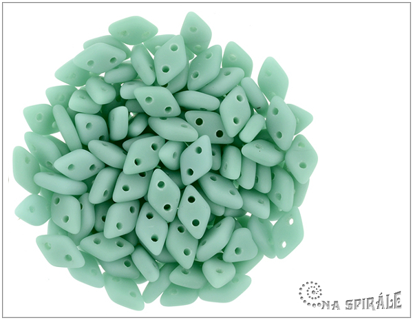 CzechMates Diamond, Matte - Opaque Turquoise, 5 g