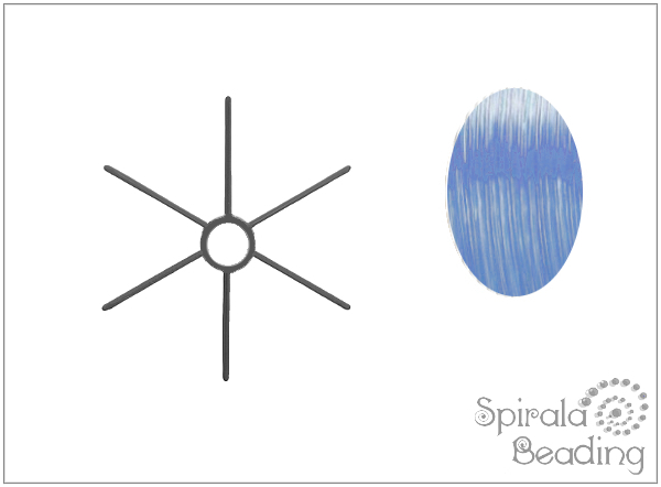 Kostra Lyra B, prhledn ledov modr, sada 10 ks