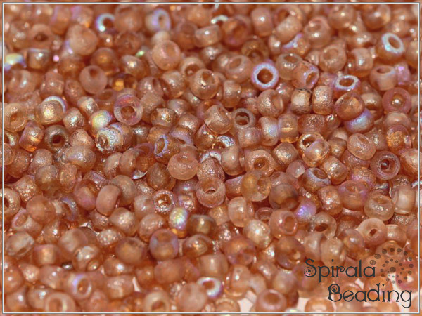 Rokajl Etched Crystal Orange Rainbow, velikost 8, Preciosa, 5 g