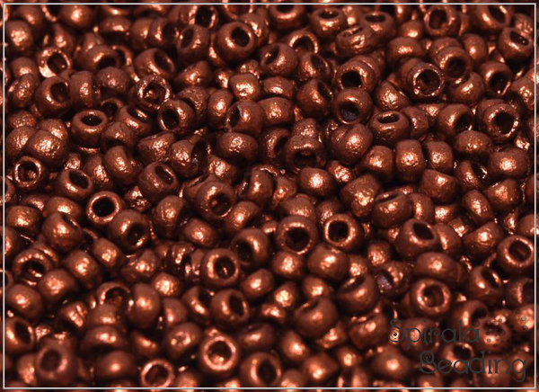 Rokajl Etched Silky Metallic Rust, velikost 8, Preciosa, 5 g