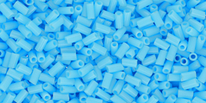 TOHO Bugles 3 mm Opaque Blue Turquoise, TB-01-43, 10 g