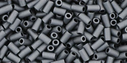 TOHO Bugles 3 mm Matte Color Opaque Gray, TB-01-611, 10 g