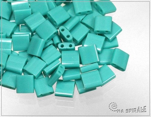 Miyuki Tila  Opaque Turquoise Green, TL412, 5 g