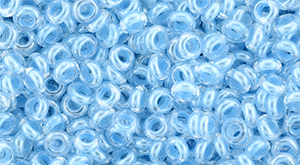 TOHO Demi Round Inside Color Crystal/Baby Blue Lined, TN-08-1079, 3 g