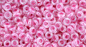 TOHO Demi Round Inside Color Crystal/Baby Pink Lined, TN-08-1082, 3 g