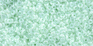 TOHO Demi Round Inside-Color Crystal/Mint-Lined, TN-11-1065, 3 g