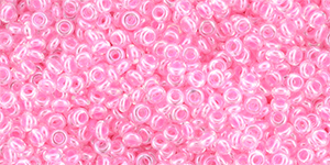 TOHO Demi Round Ins-Color Crystal/Cotton Candy-Lined, TN-11-379, 3 g