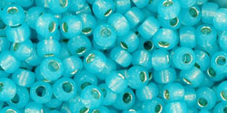 TOHO Silver-Lined Milky Aqua, TR-08-2117, 10 g