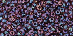 TOHO Inside-Color Luster Lt Amethyst/Jet Lined, TR-11-251, 10 g