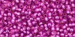 TOHO Silver-Lined Milky Hot Pink, TR-15-2107, 5 g
