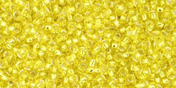 TOHO Silver-Lined Lemon, TR-15-32, 5 g
