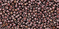 TOHO Inside-Color Montana Blue/Oxblood Lined, TR-15-363, 5 g