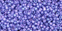 TOHO Inside-Color Lt Sapphire/Opaque Purple Lined, TR-15-934, 5 g