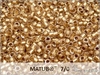Matubo 7/0, Crystal Gold Lined, 10 g