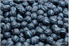 Meloun - melon bead 6 mm, Jet Mat, Aqua Wash, 30 ks Meloun - melon bead 6 mm, Jet Mat, Aqua Wash, 30 ks