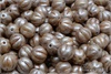 Meloun - melon bead 8 mm, Chalk Herbs&Spices Caraway, 12 ks