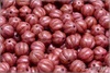 Meloun - melon bead 8 mm, Chalk Herbs&Spices Chilli, 12 ks