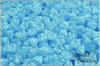 Kytičky - Zvonečky, 6x4 mm, Sky Blue Silk, 25 ks Kytičky - Zvonečky, 6x4 mm, Sky Blue Silk, 25 ks