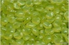 Tulip Petal 6x8 mm - Crystal, Milky Opal Lime, 30 ks