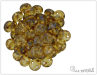 oka dvoudrkov CzechMates Lentils 6 mm, crystal picasso, 50 ks