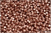 Lucerny 4x4 mm, Silky Metallic Copper, 100 ks