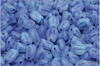 Tulipn - Tulip Mini, 9x7 mm, Crystal-Blue Bicolor Matted, Blue Wash, 12  ks