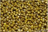 Lucerny 4x4 mm, Opaque Yellow Picasso, 100 ks