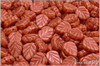 List mtov 10x8 mm - Chalk Herbs&Spices Cinnamon, 20 ks