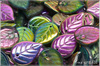 List jablo 18x13 mm - Crystal Vitrail, 6 ks
