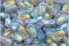 Tulipán - Tulip Bud, 12x8 mm, Crystal Blue Rainbow, 12 ks Tulipán - Tulip Bud, 12x8 mm, Crystal Blue Rainbow, 12 ks