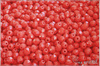 Ohovky 4 mm, Opaque Pastel Coral Red, 50 ks