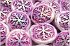Kaboon vloka 21 mm - Chalk AB Purple Wash, 1 ks