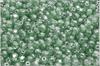 ** Oh�ovky 4 mm, Crystal Pastel Green Luster, 50 ks