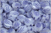 Peony Petal 9x12 mm - Alabaster-Crystal Bicolor, Denim Blue Wash, 10 ks