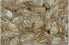 List bobkov 6x12 mm - Crystal Gold Wash, 20 ks