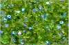 Oh�ovky 6 mm, Transparent Olivine AB, 20 ks