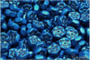 Vintage Rondelle 3x8 mm - Crystal Metallics Blue, 12 ks