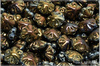 Folklore Flower 11 mm, Jet Valentinite Full, 6 ks